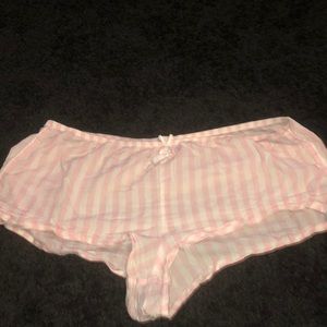 Victoria’s Secret Pink medium striped shorts